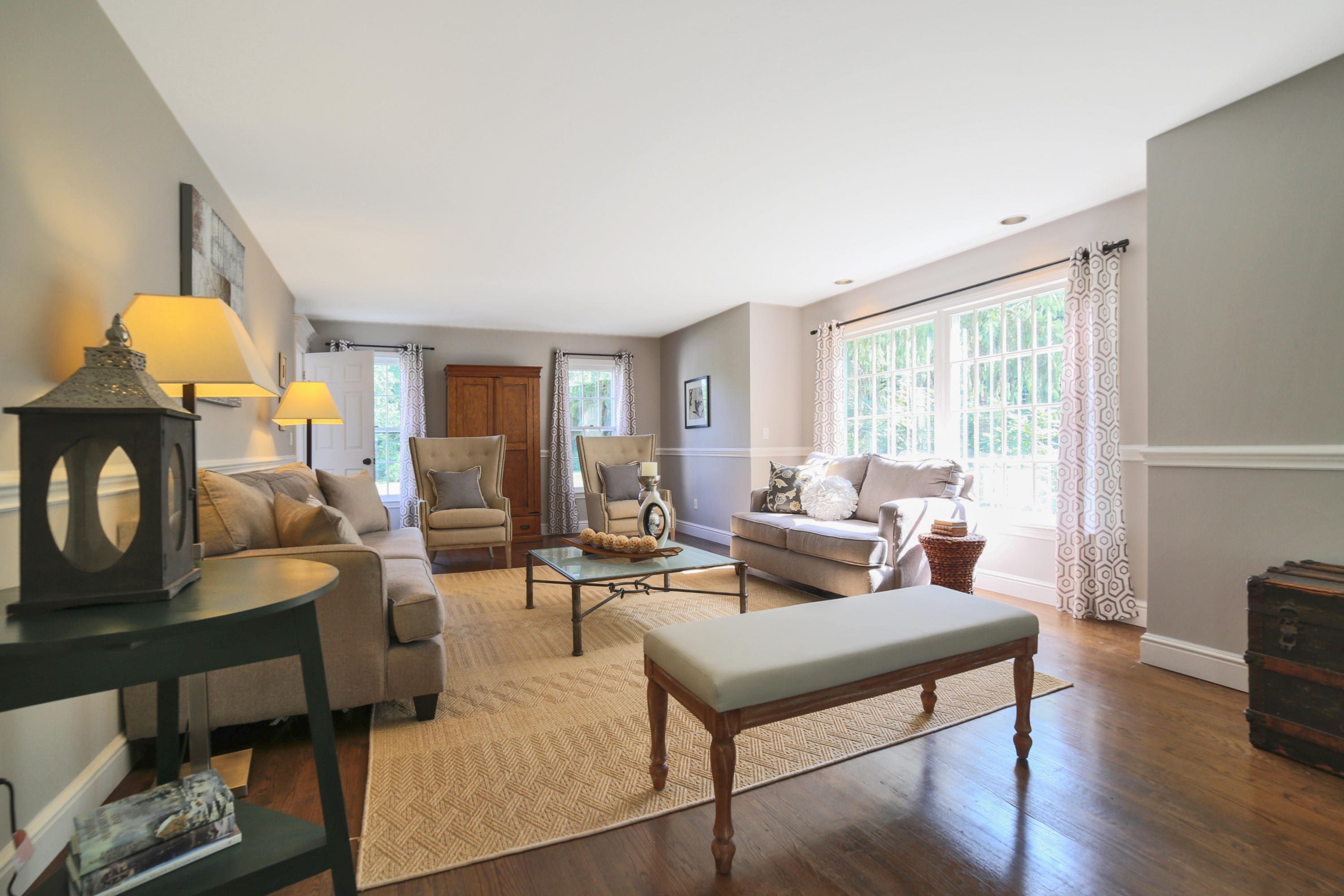 48 Hoyt Farm Road New Canaan, CT 06840 - Photo 9 of 26 a living room with furniture and a window