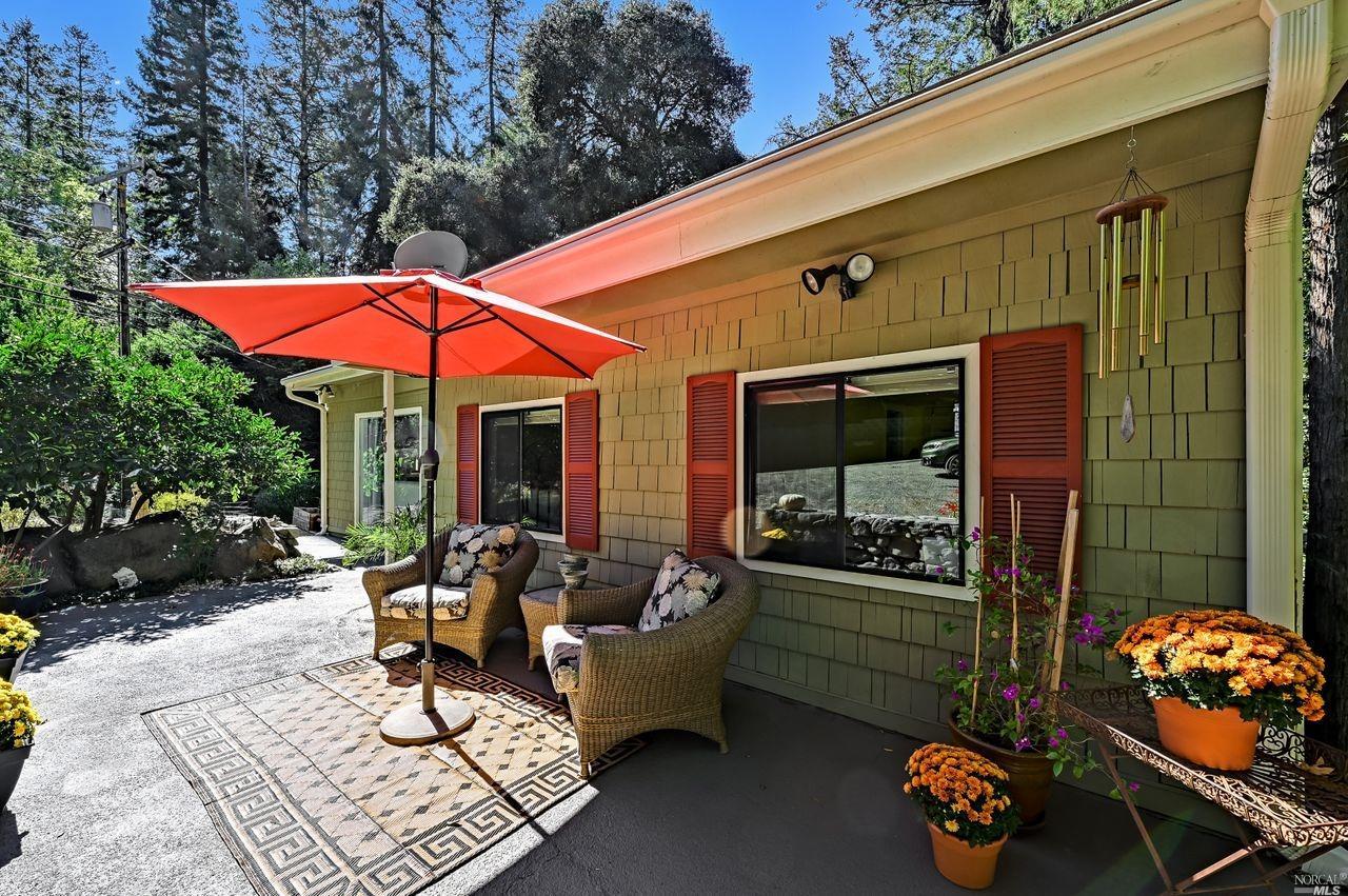 5175 Gates Road Santa Rosa, CA 95404 - Photo 1 of 1 a patio with couches and potted plants
