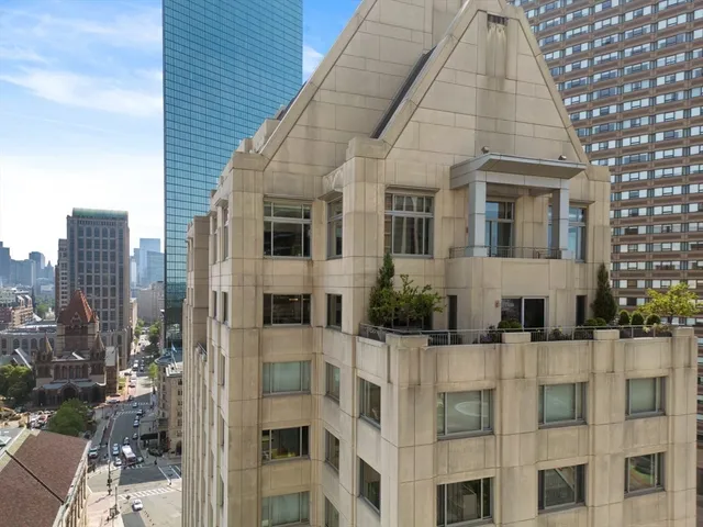 a view of a building with many windows