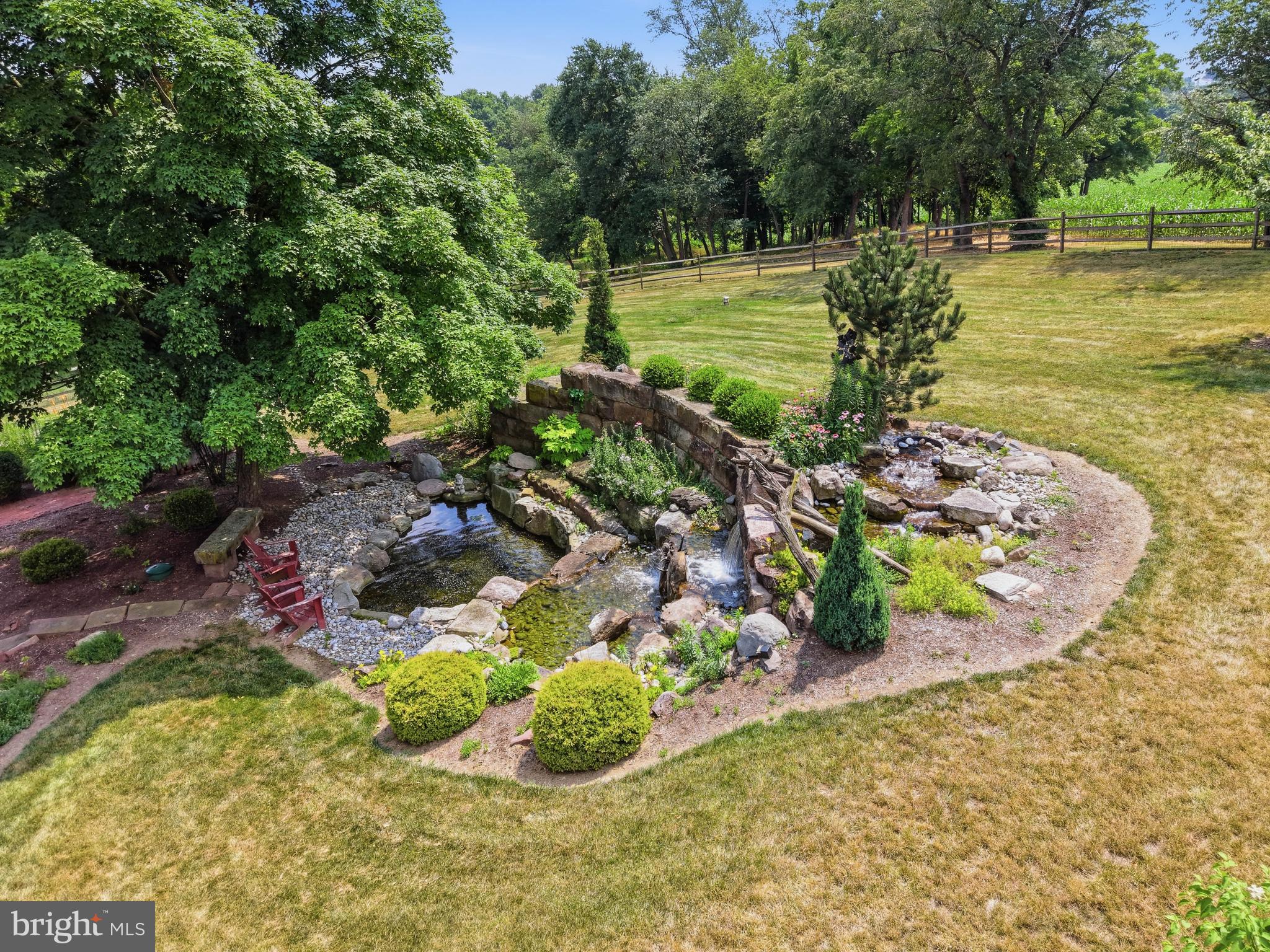 3646 Meadow View Road Manheim, PA 17545 - Photo 34 of 56 Waterfall pond