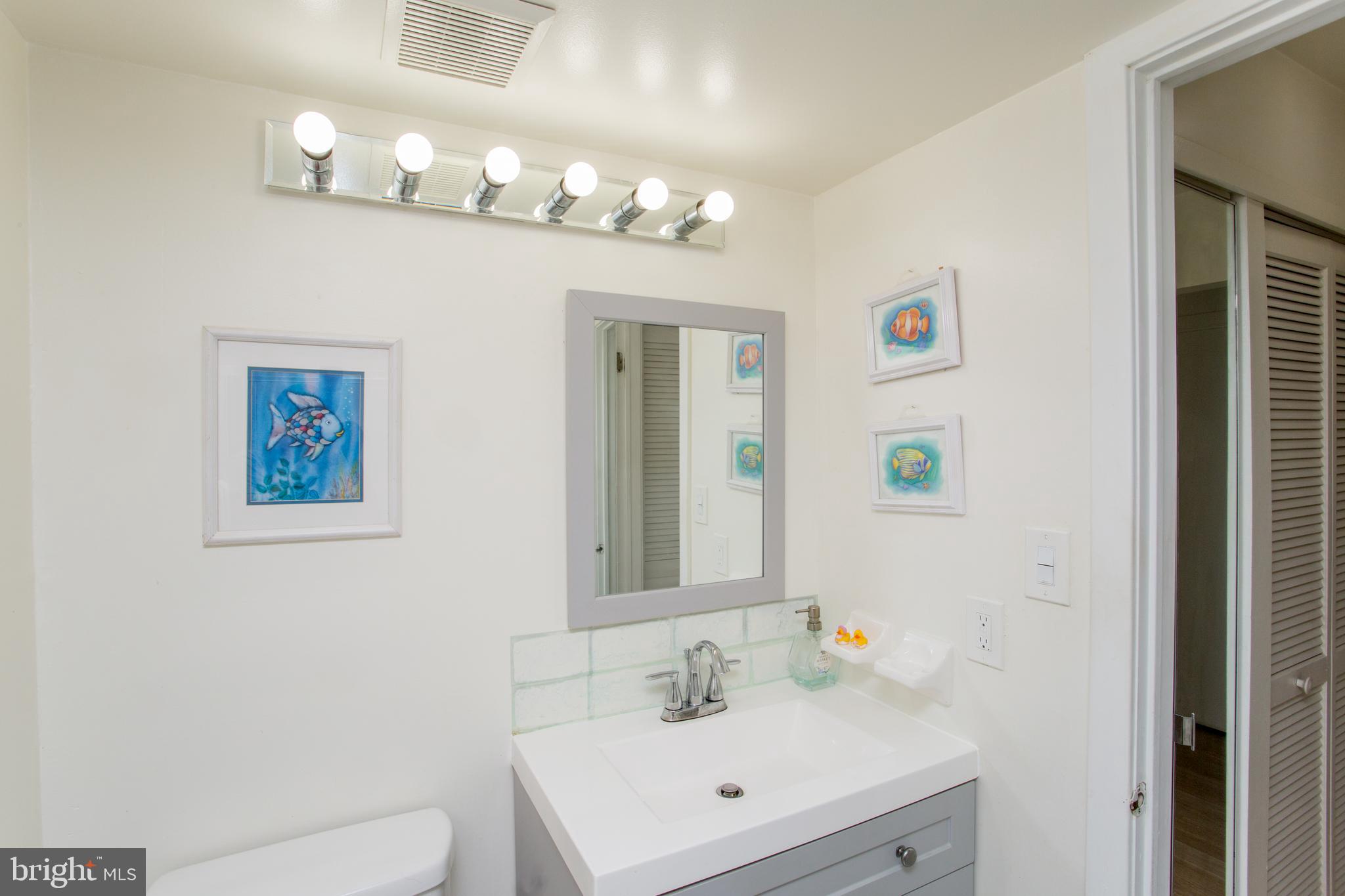 48 Bonnie Gellman Court, Unit B48 Philadelphia, PA 19114 - Photo 44 of 70 a bathroom with a sink a mirror and a toilet