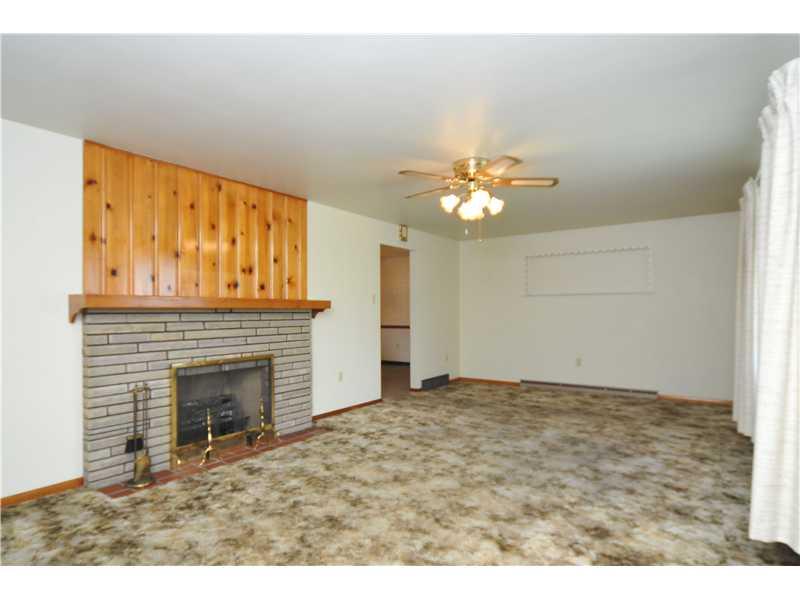 1543 Pine Run Road Rochester, PA 15074 - Photo 3 of 19 Living Room. Wood Burning Fireplace