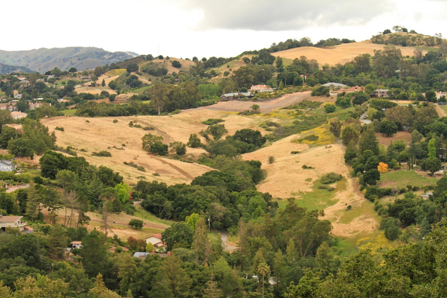 13987 Pike Road Saratoga, CA 95070 - Photo 28 of 28 a view of a town with mountains in the background