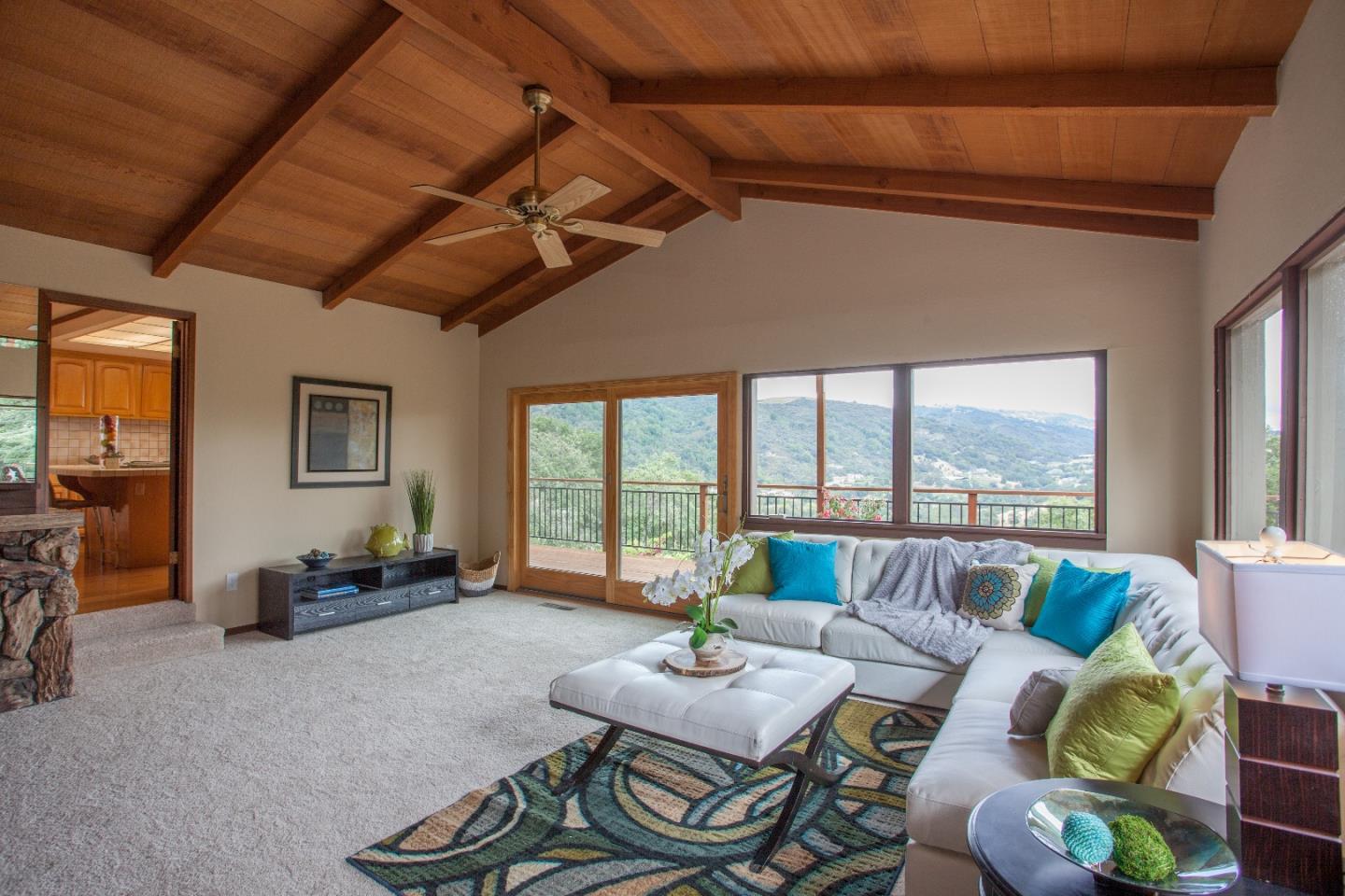 13987 Pike Road Saratoga, CA 95070 - Photo 7 of 28 a living room with furniture and a large window