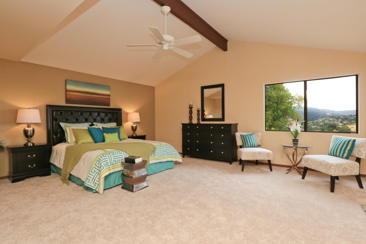 13987 Pike Road Saratoga, CA 95070 - Photo 10 of 28 a bed room with a bed and a couch