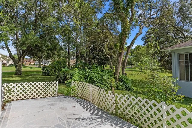 a view of pool and outdoor space