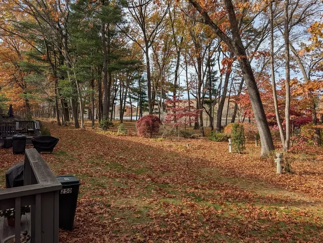 a view of yard with an outdoor space