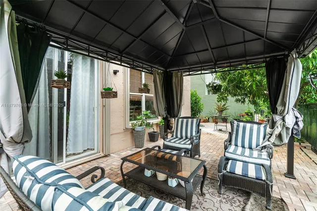 a view of a lake with a big yard