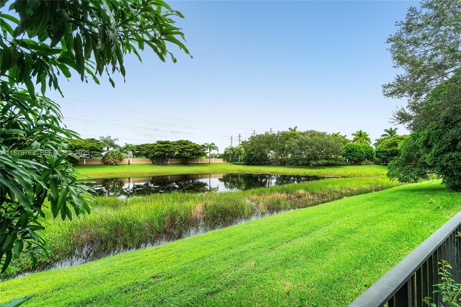 571 Calamint Point Royal Palm Beach, FL 33411 - Photo 36 of 51 a view of a lake with a big yard