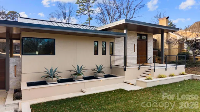 a view of a room with rack on the wall