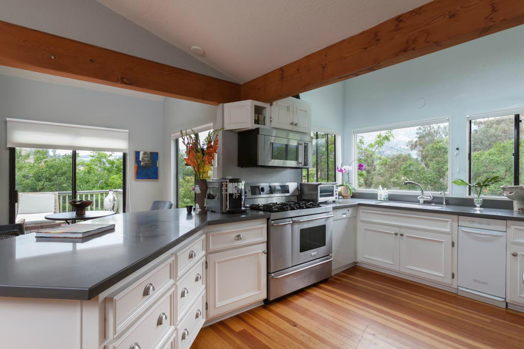 36 Canon View Road Santa Barbara, CA 93108 - Photo 3 of 20 a kitchen with stainless steel appliances granite countertop a stove and a sink