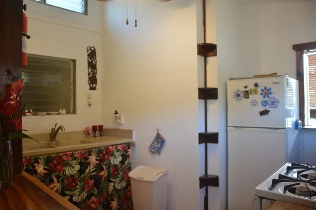 a bathroom with a bathtub and a sink