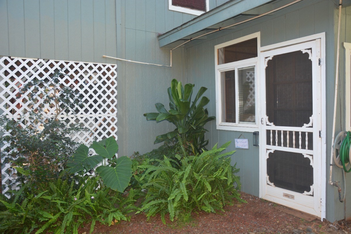 3917 Koula Road, Unit 2 Hanapepe, HI 96716 - Photo 19 of 21 a flower plants sitting in front of a house