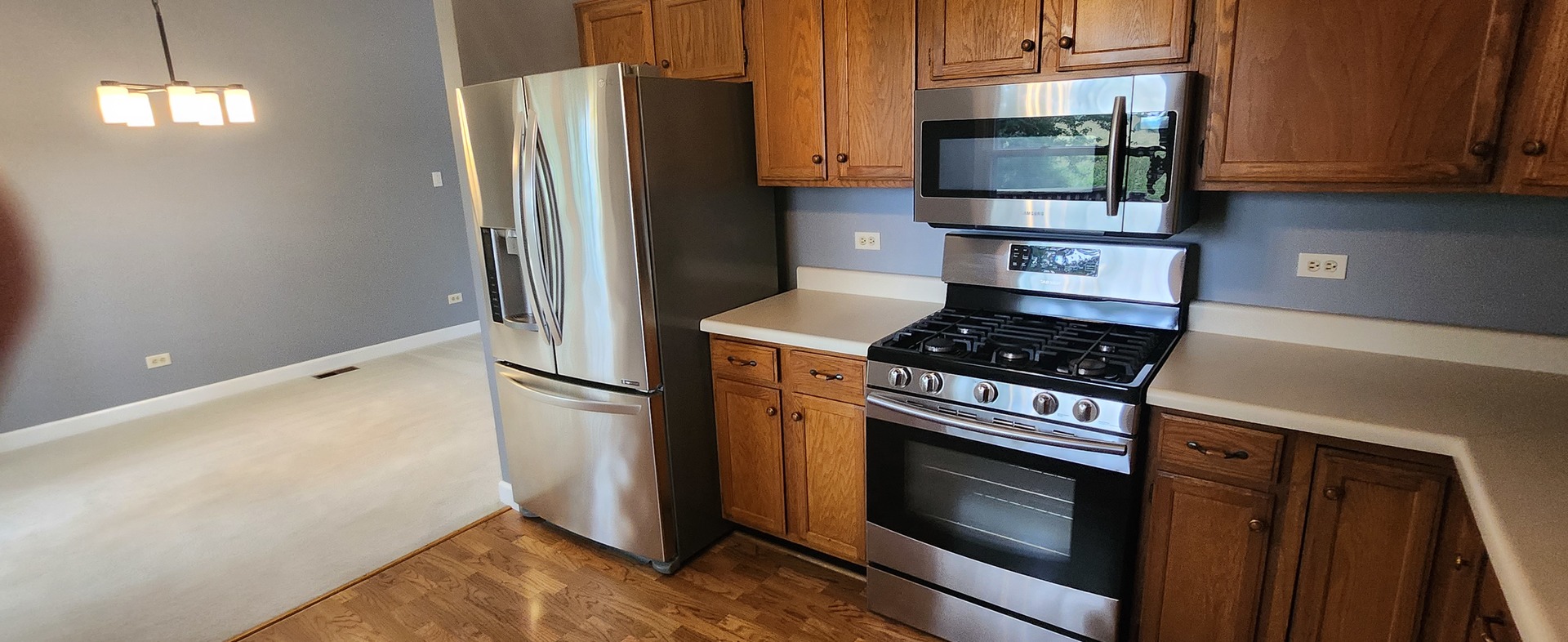 7306 West Mathews Drive Frankfort, IL 60423 - Photo 6 of 26 a kitchen with a stove and a refrigerator