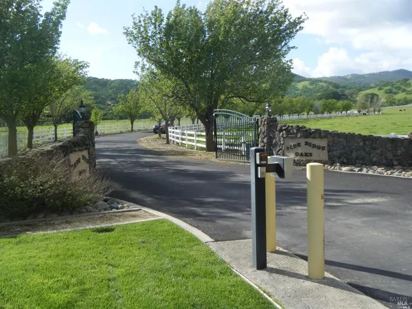 a sign board with yard