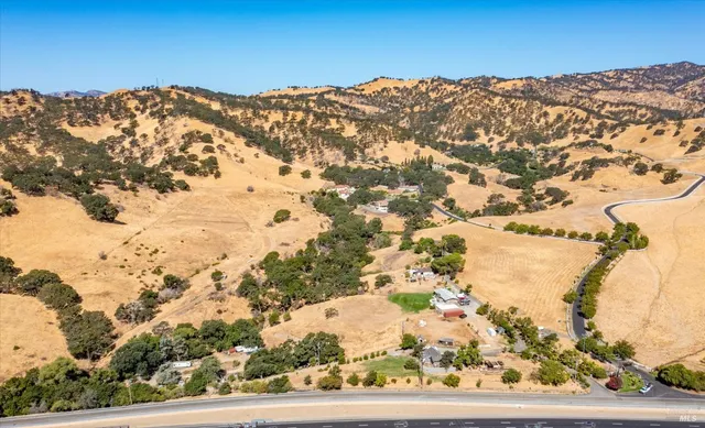 a view of a lake with a mountain