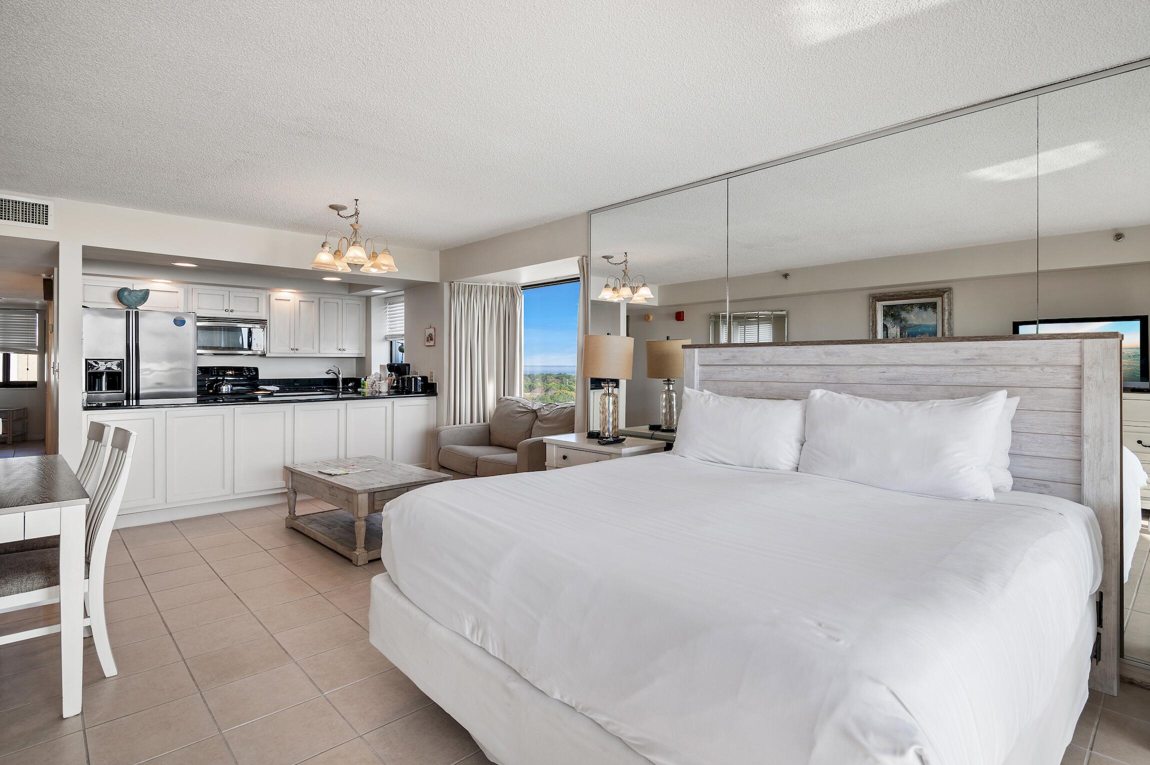 4361 Beachside 2, Unit 361 Miramar Beach, FL 32550 - Photo 12 of 29 a large white bed in a white room