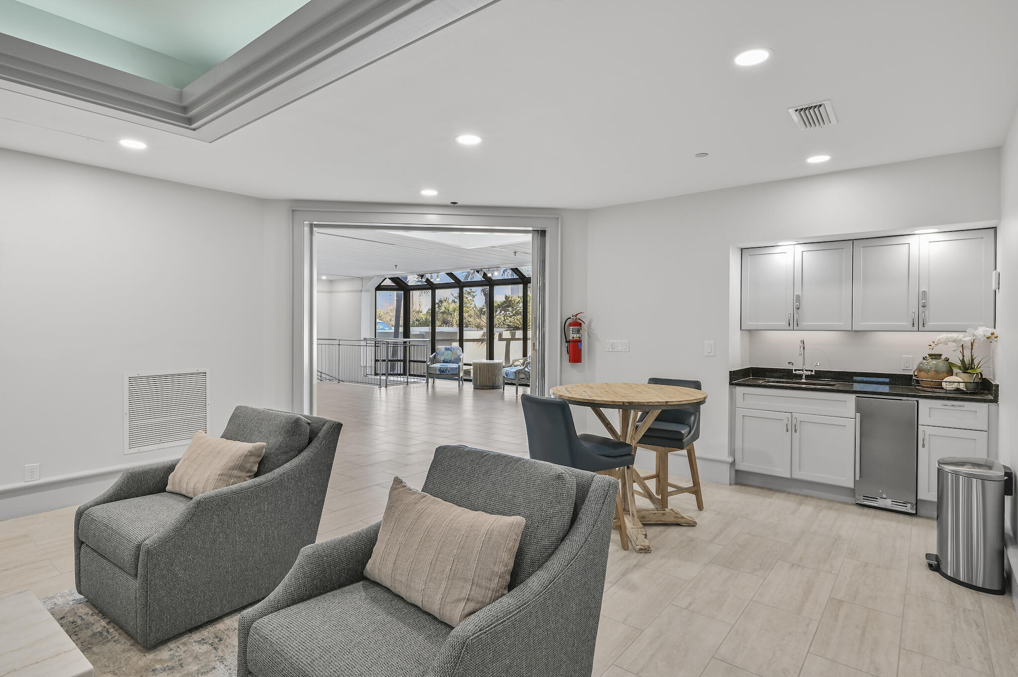 4361 Beachside 2, Unit 361 Miramar Beach, FL 32550 - Photo 24 of 29 a living room with furniture and kitchen view