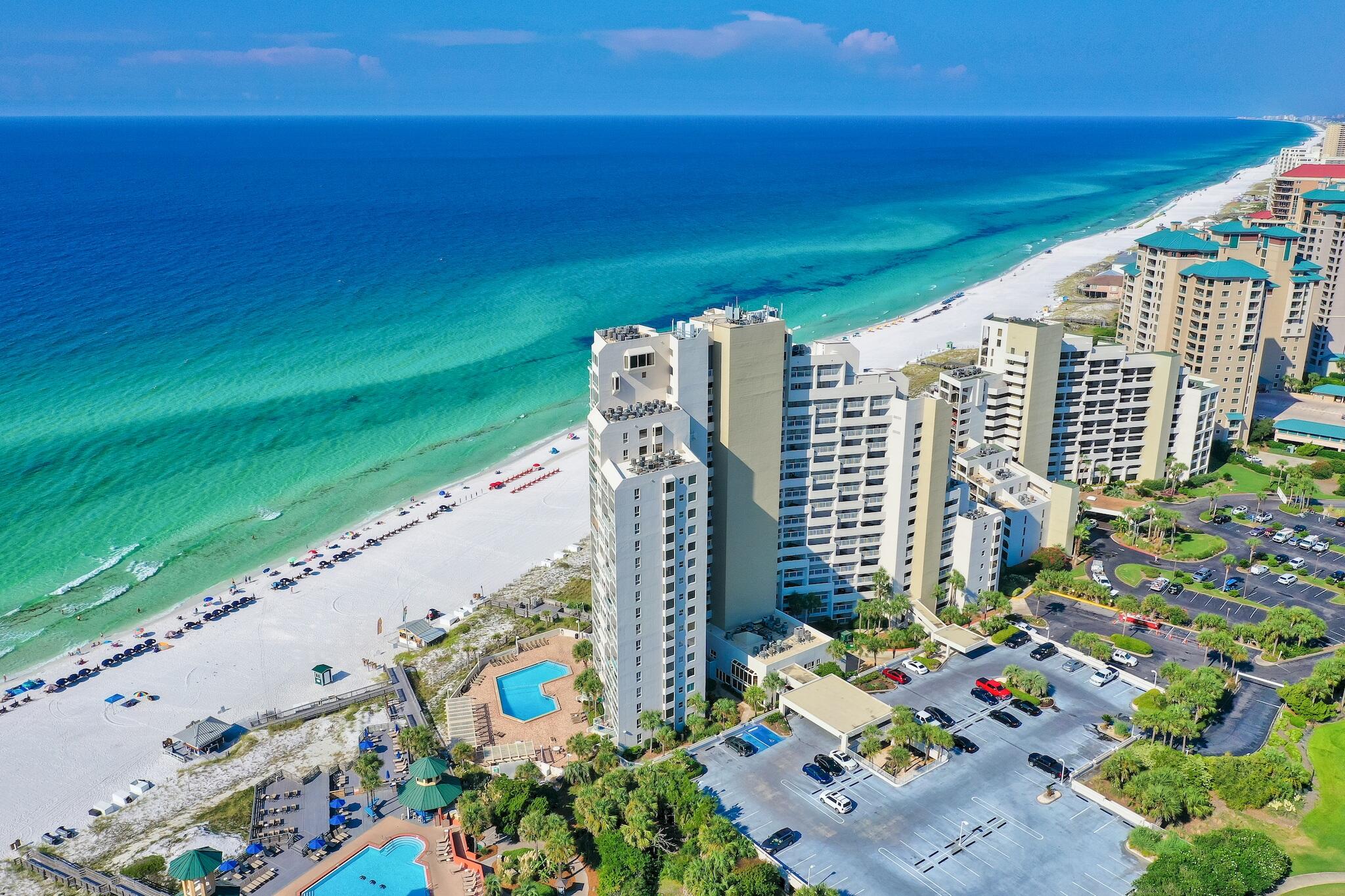 4361 Beachside 2, Unit 361 Miramar Beach, FL 32550 - Photo 28 of 29 a city view with tall buildings