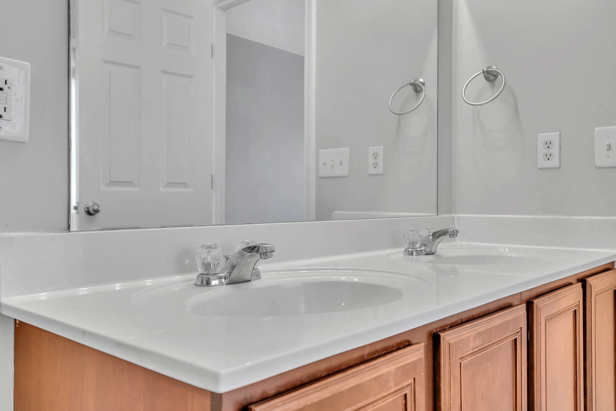 3418 Blaze Drive Murfreesboro, TN 37128 - Photo 22 of 46 a bathroom with a sink and a mirror