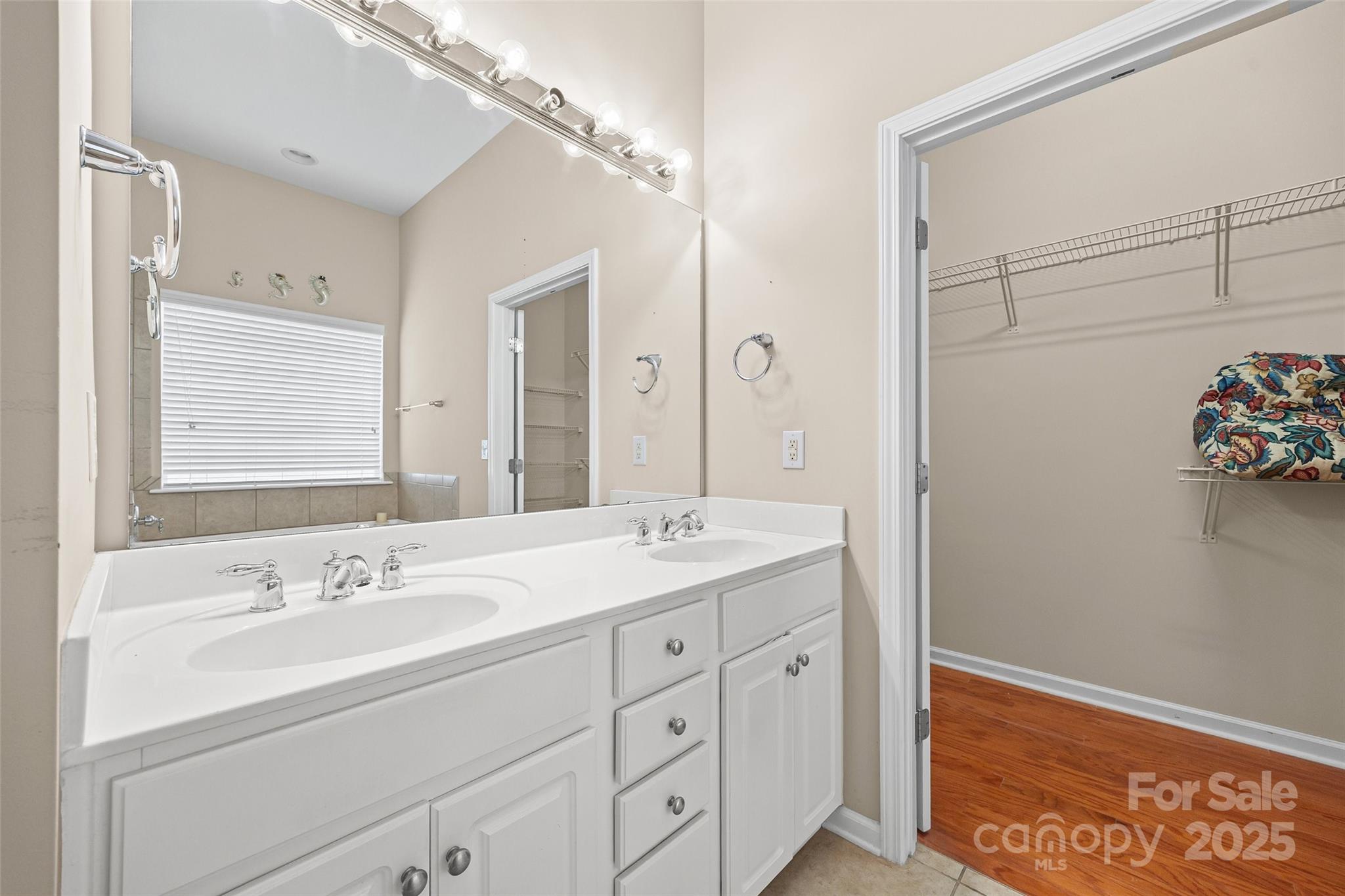 1033 Knob Creek Lane Tega Cay, SC 29708 - Photo 23 of 45 a bathroom with a sink a vanity and a mirror