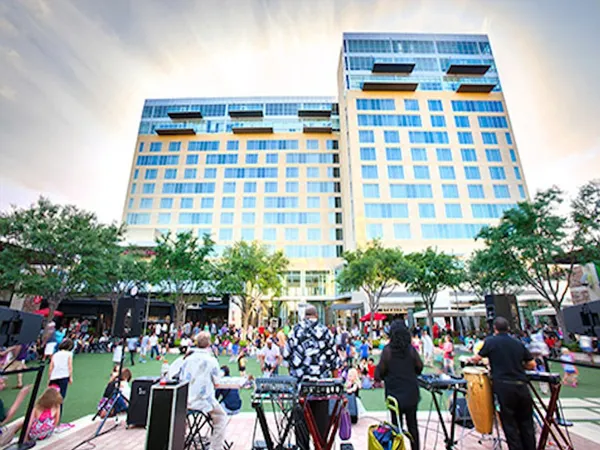 a front view of a multi story residential apartment building