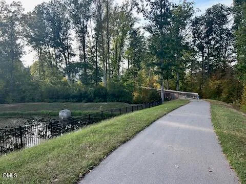 a view of deck and hardwood