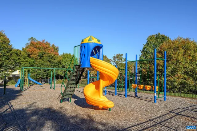 a view of a park with a big yard
