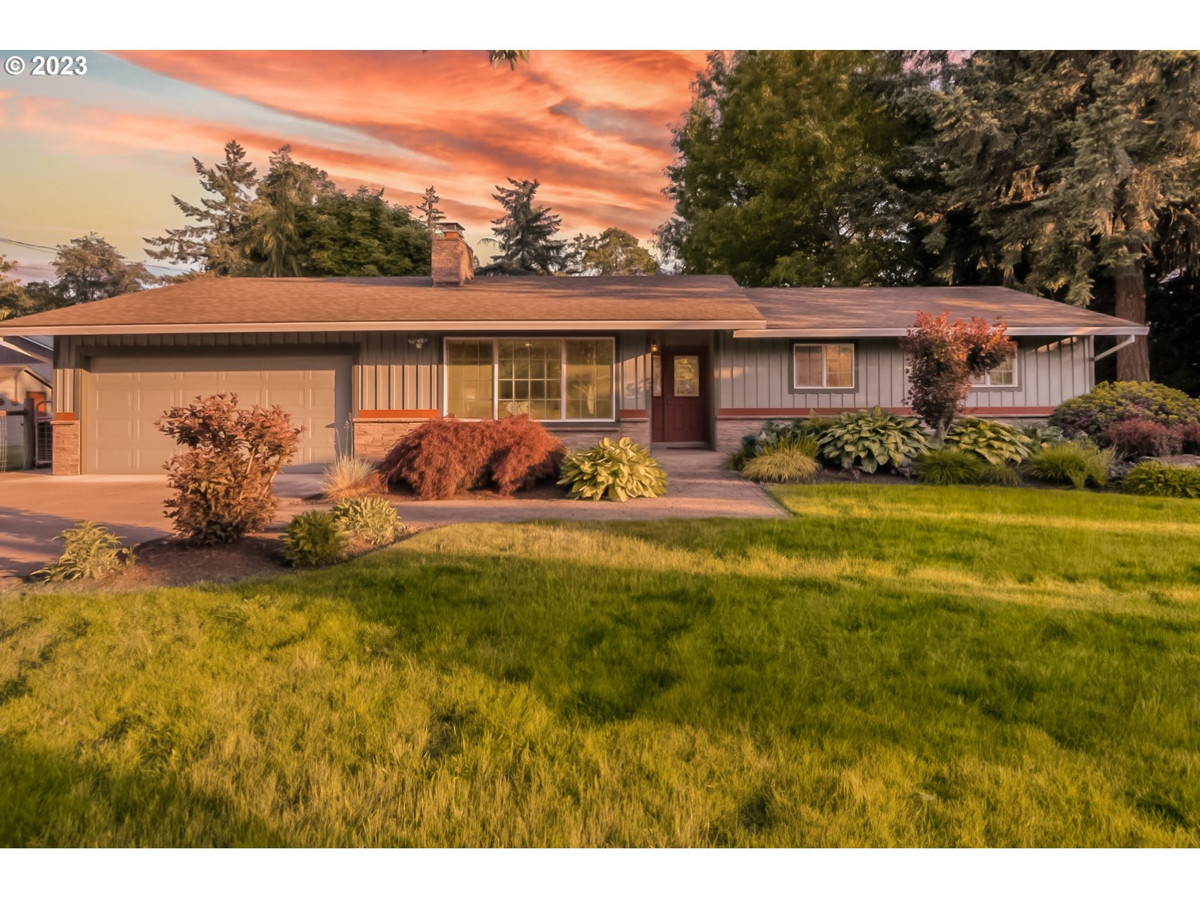 22600 Southwest Riggs Road Beaverton, OR 97078 - Photo 1 of 36 a front view of a house with patio