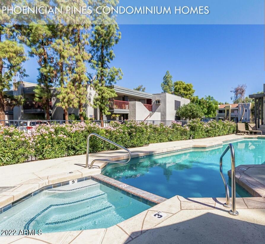 17211 North 35th Avenue, Unit C210 Phoenix, AZ 85053 - Photo 8 of 17 a view of a garden with an outdoor seating