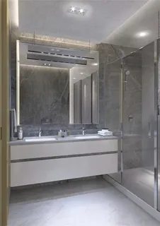 a view of bathroom with shower