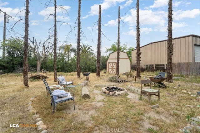 a view of a terrace with chairs