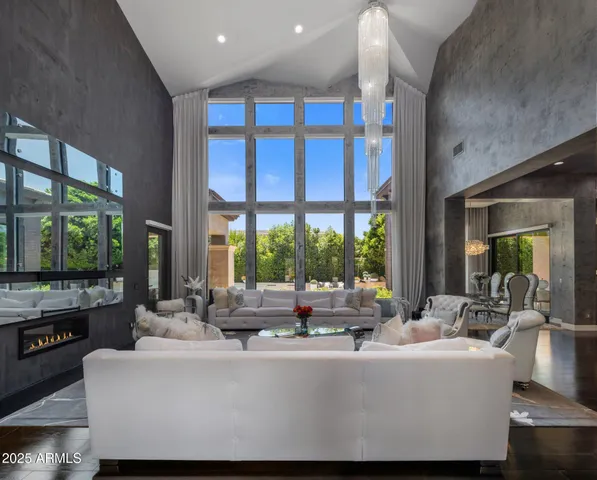 a view of a dining room kitchen with furniture and wooden floor
