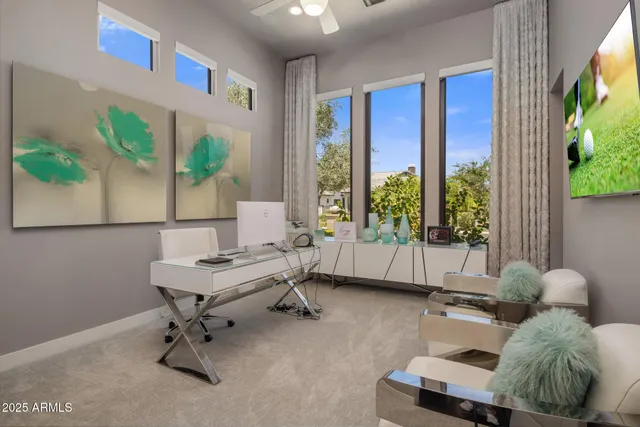 a view of a livingroom with a fireplace