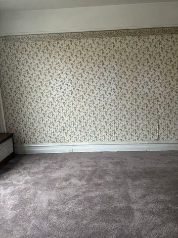 a view of a black gate