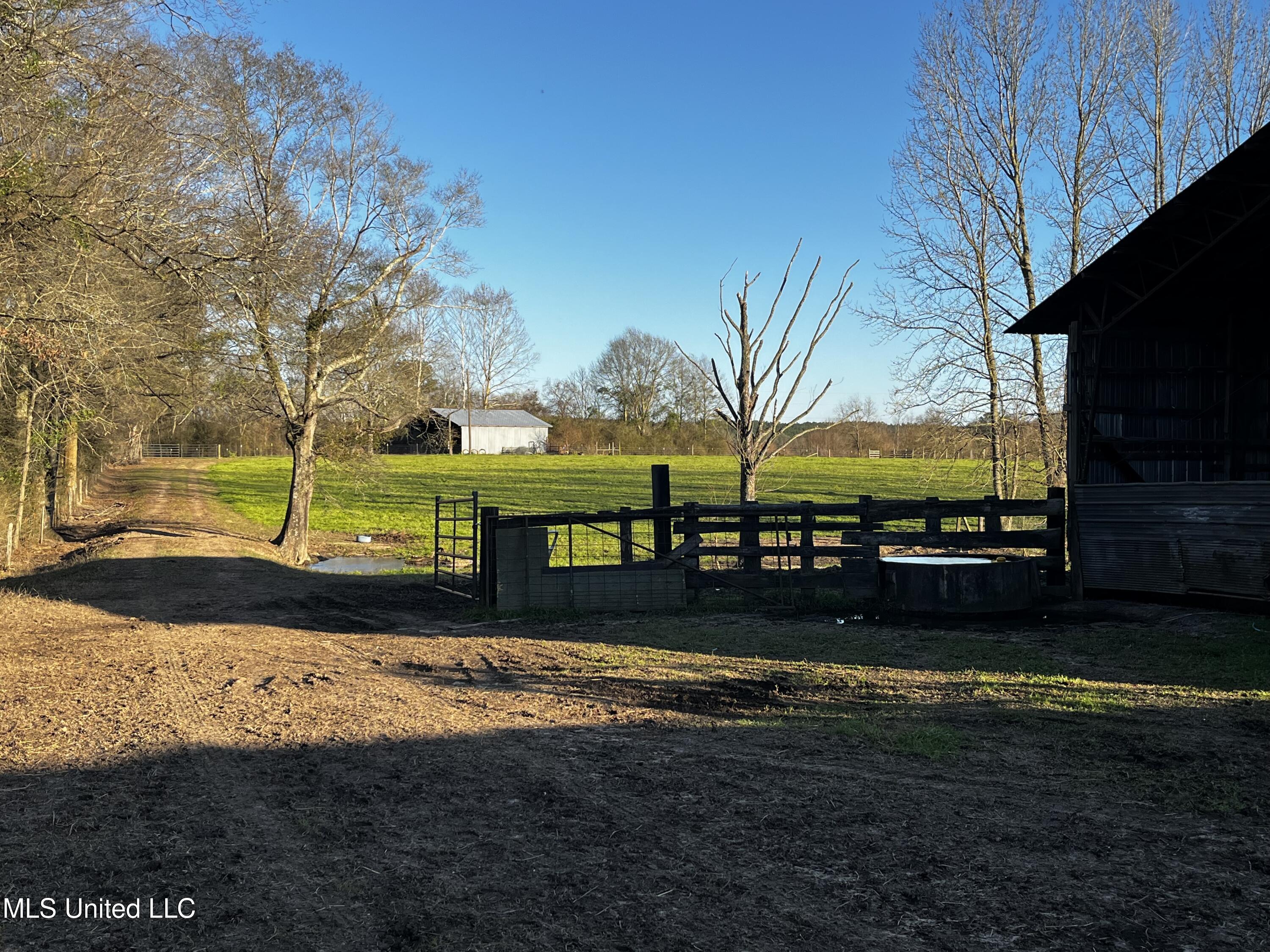 North parcel, hay barns