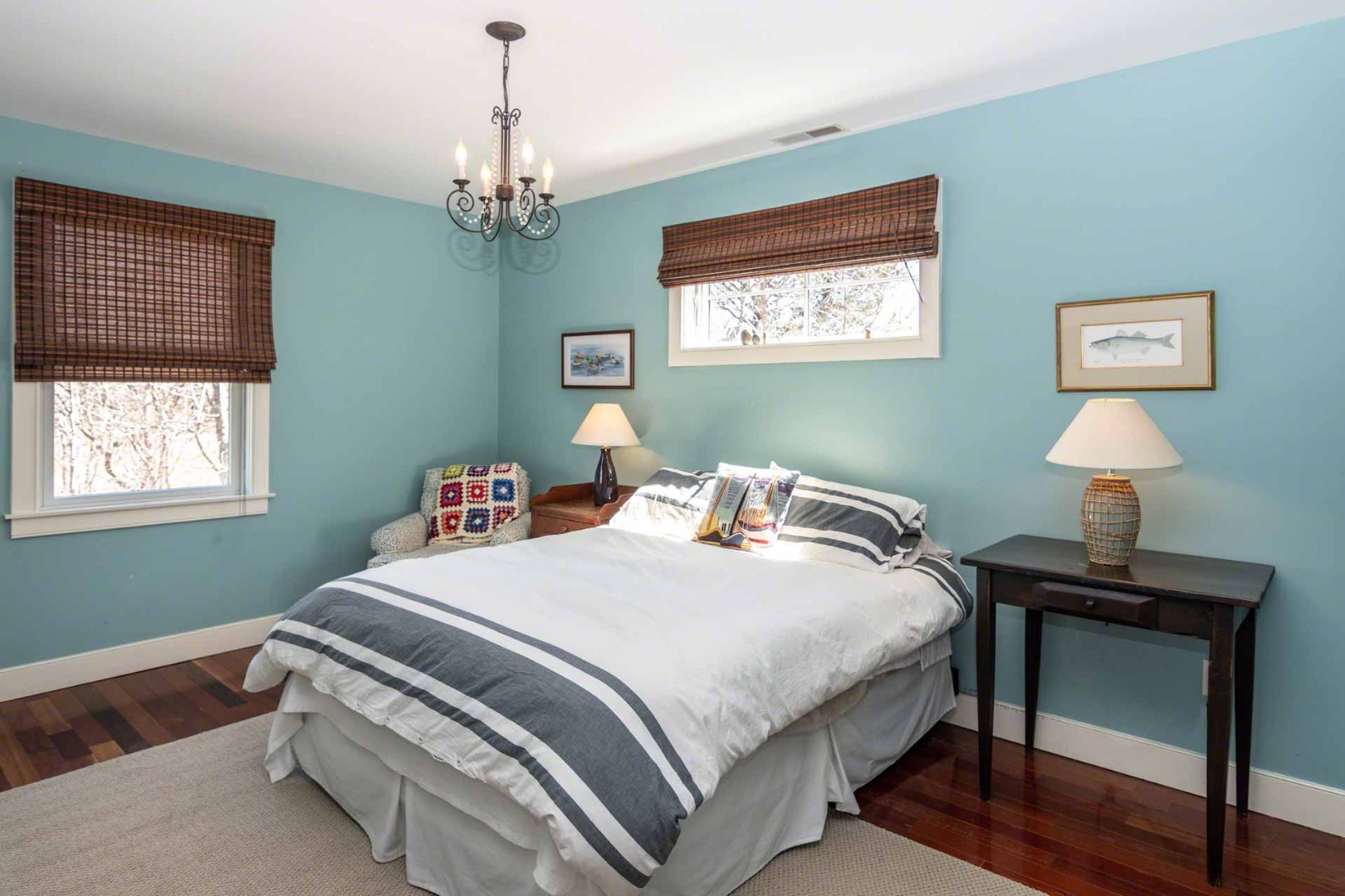 50 Red Pony Road Vineyard Haven, MA 02568 - Photo 14 of 28 a bedroom with bed tv and window