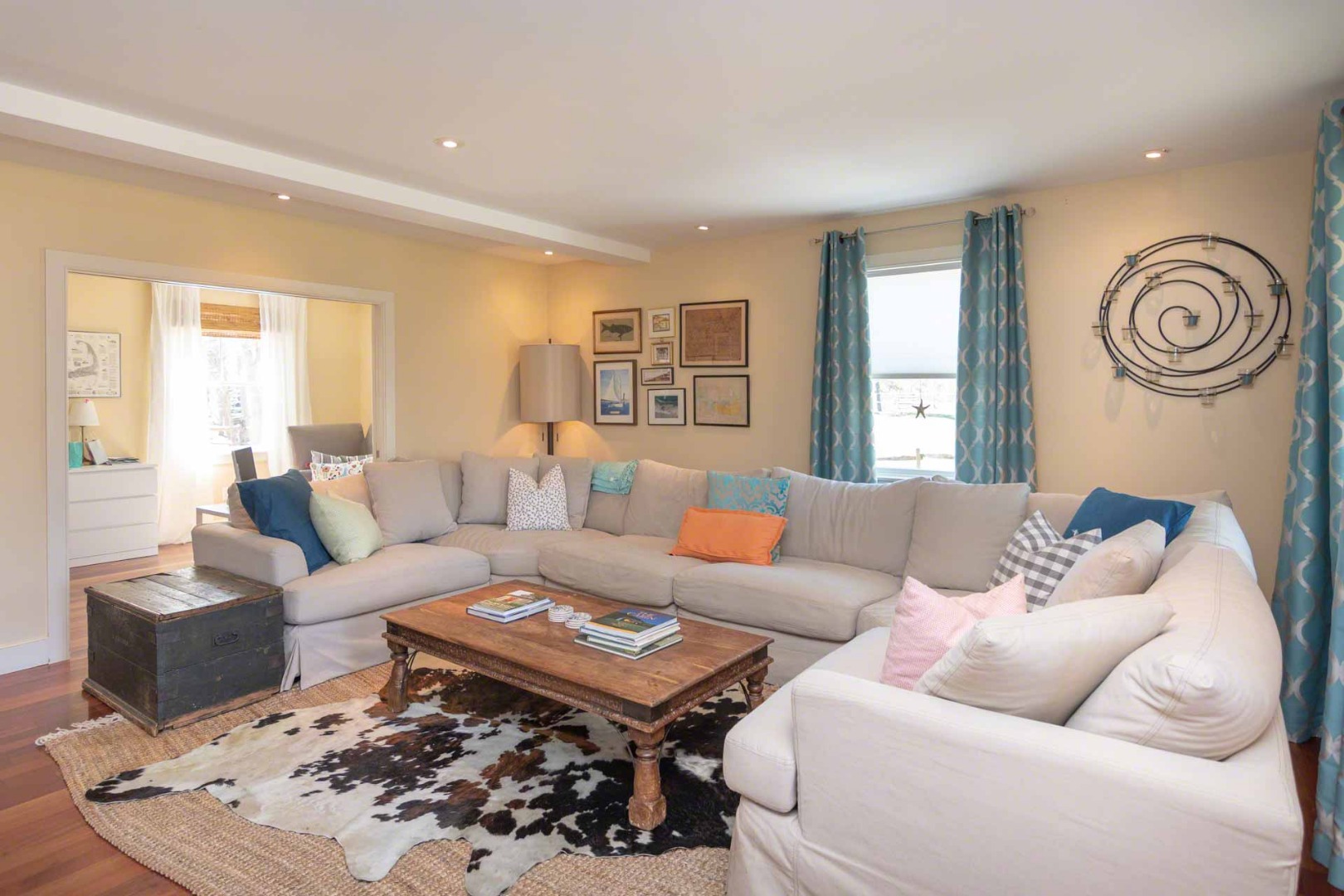 50 Red Pony Road Vineyard Haven, MA 02568 - Photo 3 of 28 a living room with furniture and a rug