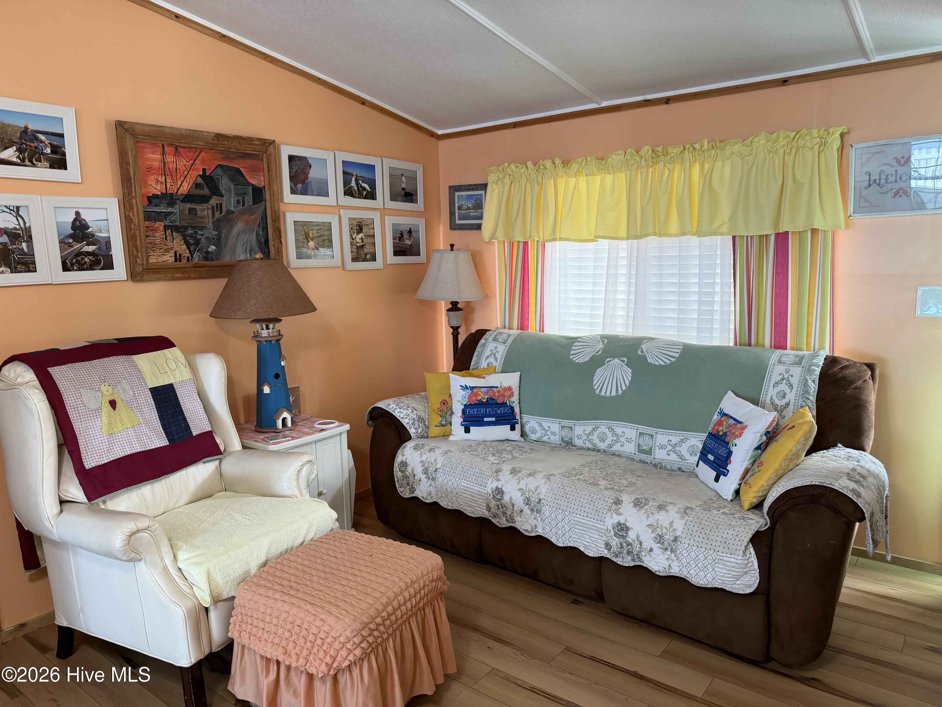 391 Lola Road Cedar Island, NC 28520 - Photo 12 of 34 Living Rm