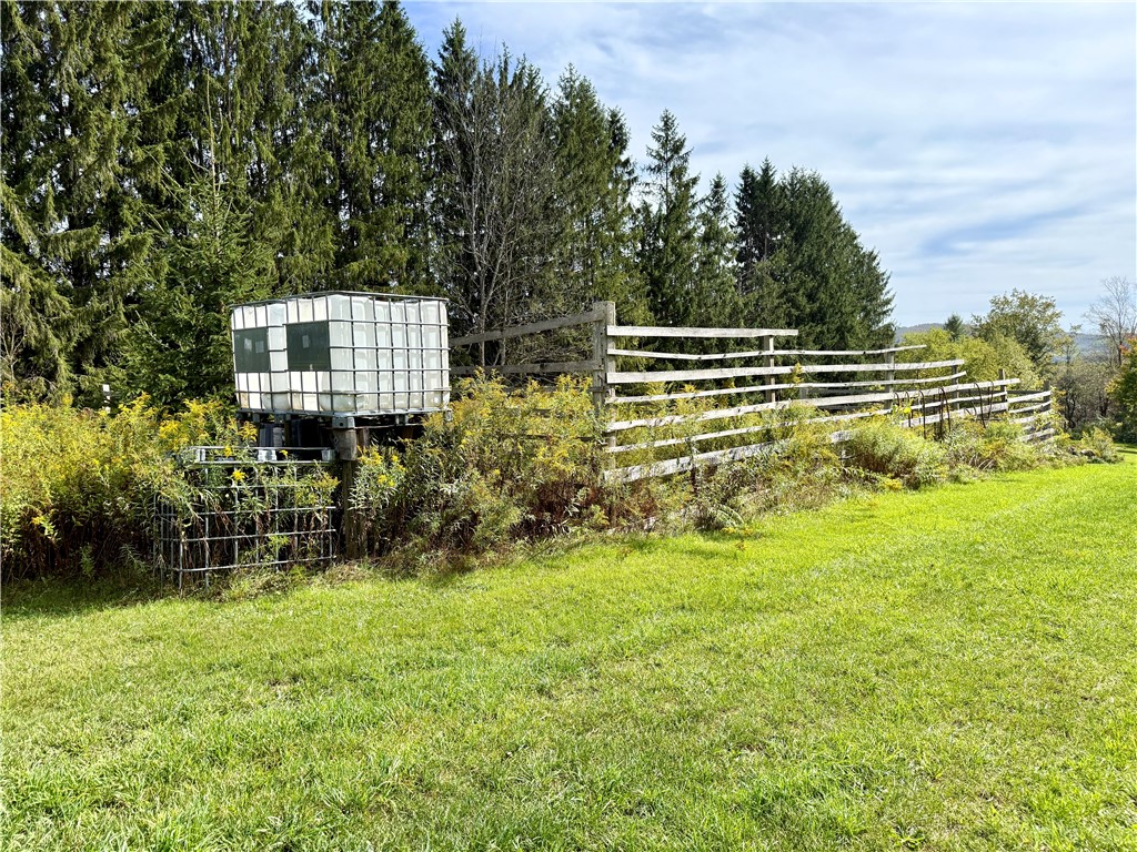 7465 Chappel Road Hamilton, NY 13346 - Photo 28 of 28 Fenced in garden with Water storage container