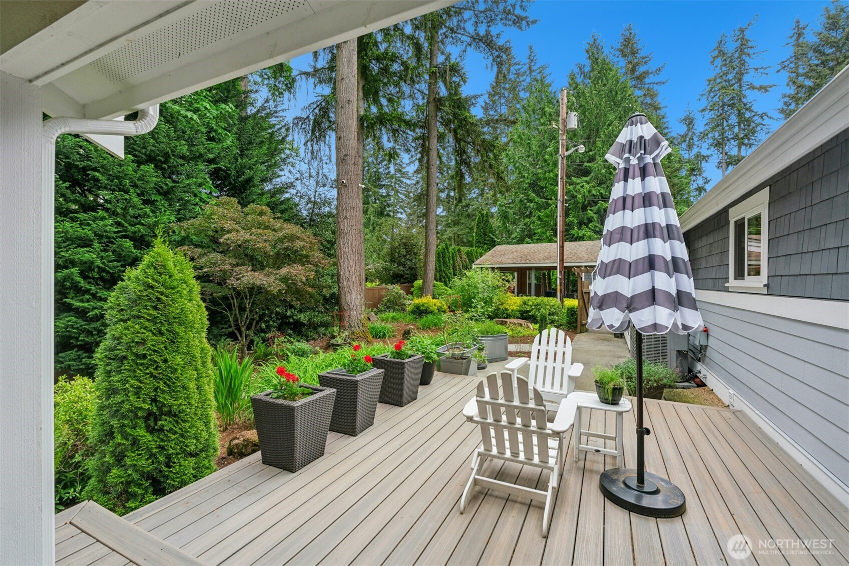 23307 49th Avenue Southeast Bothell, WA 98021 - Photo 24 of 37 a garden view with a seating space