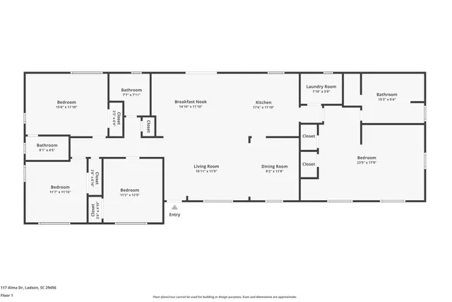 $380,000 | 117 Alma Drive, Ladson, SC 29456