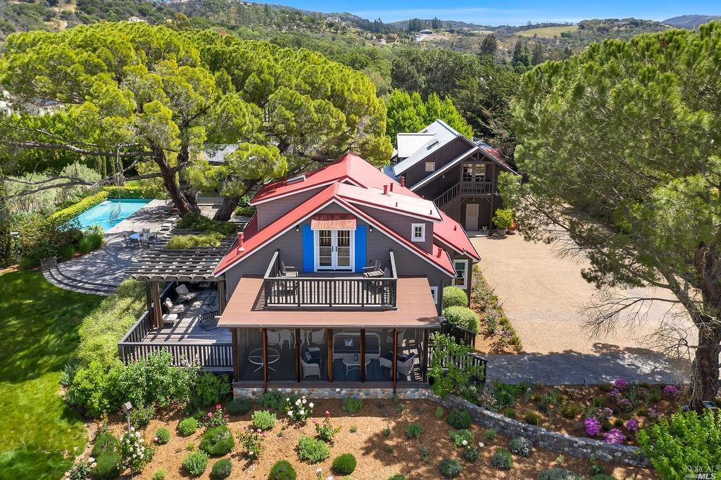 19080 Old Winery Road Sonoma, CA 95476 - Photo 1 of 1 a front view of a house with a yard