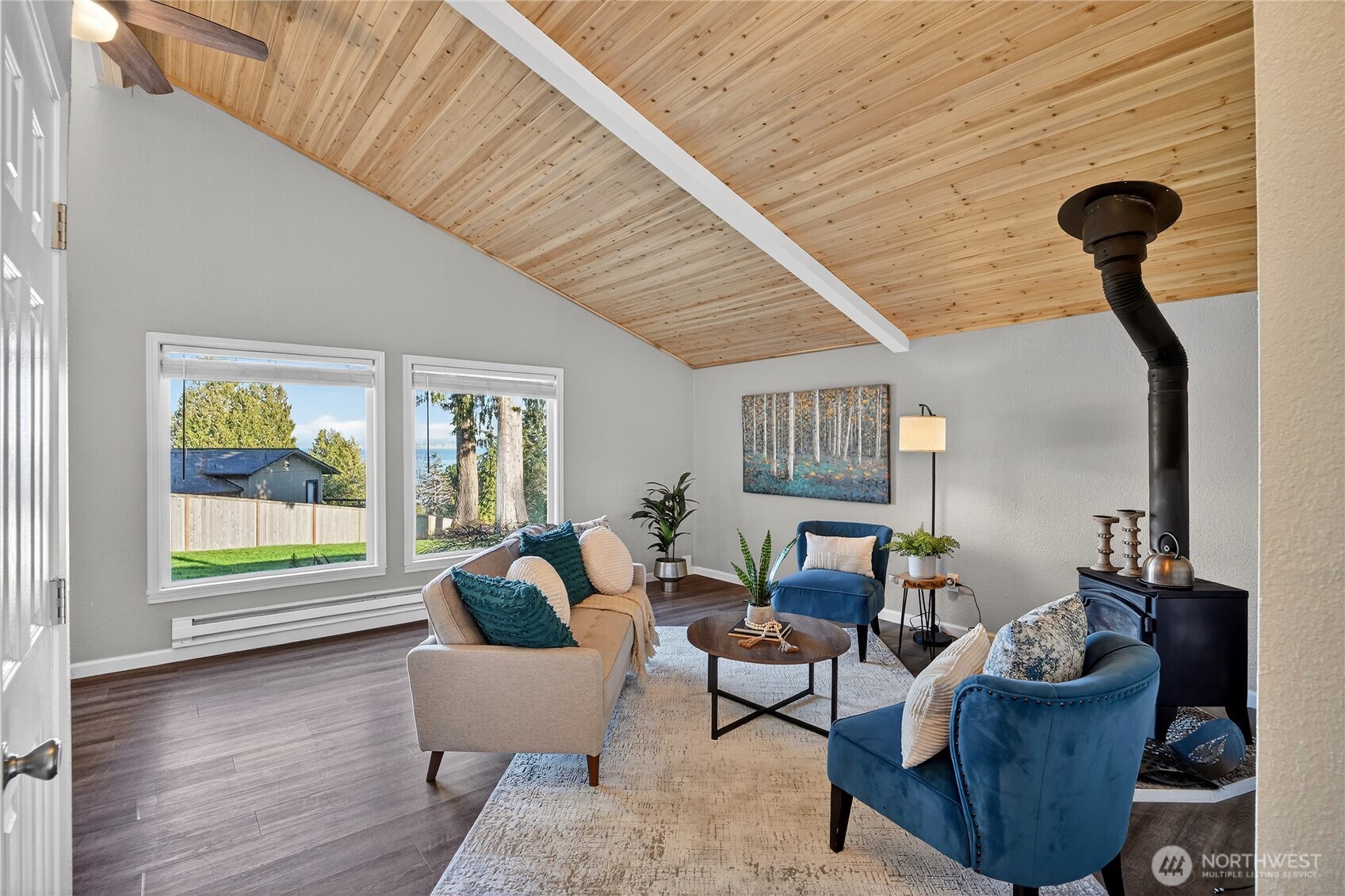2422 McGregor Road Southeast Port Orchard, WA 98366 - Photo 5 of 32 a living room with furniture and a large window