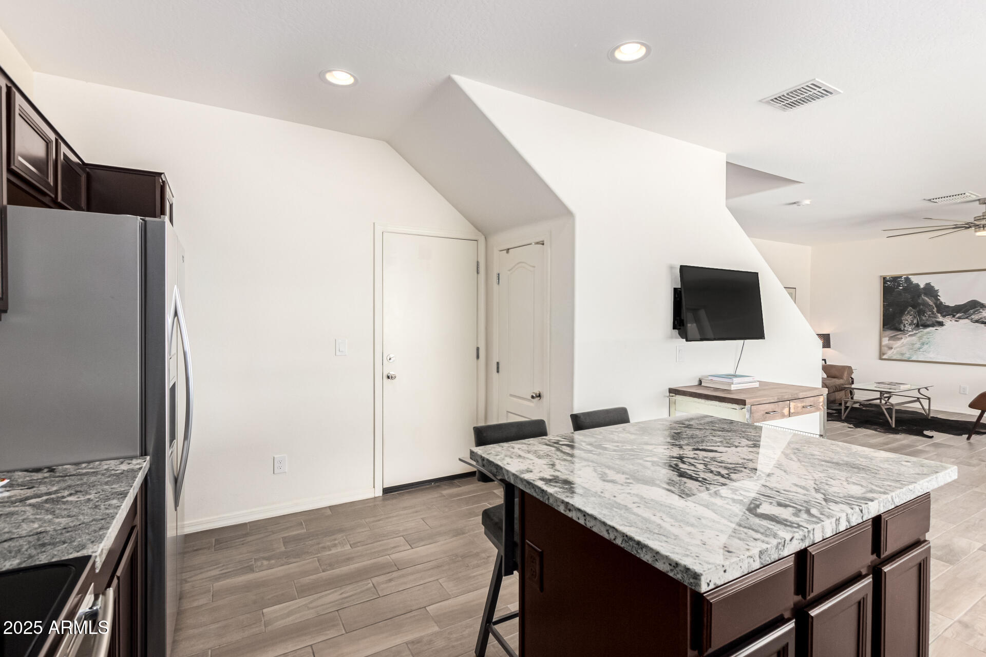 820 Constance Way Phoenix, AZ 85042 - Photo 10 of 29 a view of kitchen with sink refrigerator and microwave