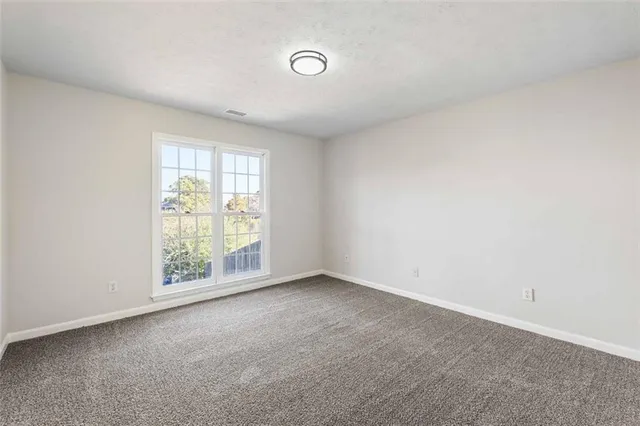 a view of a lake with outdoor space