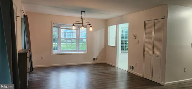 a view of an empty room