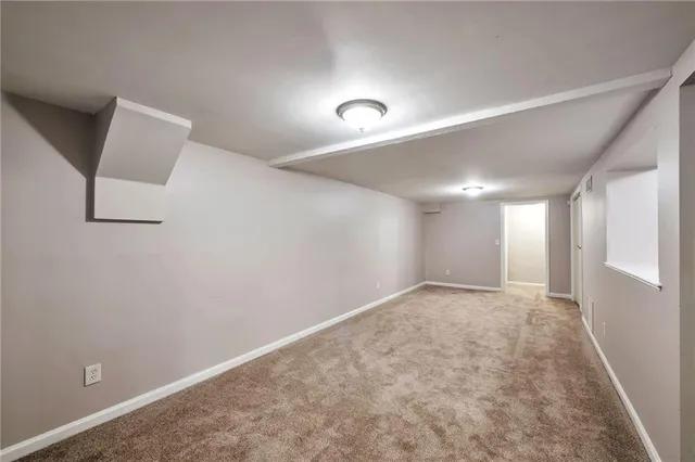 a view of an empty room