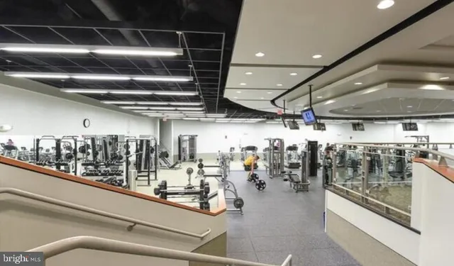 a kitchen with lots of counter top space
