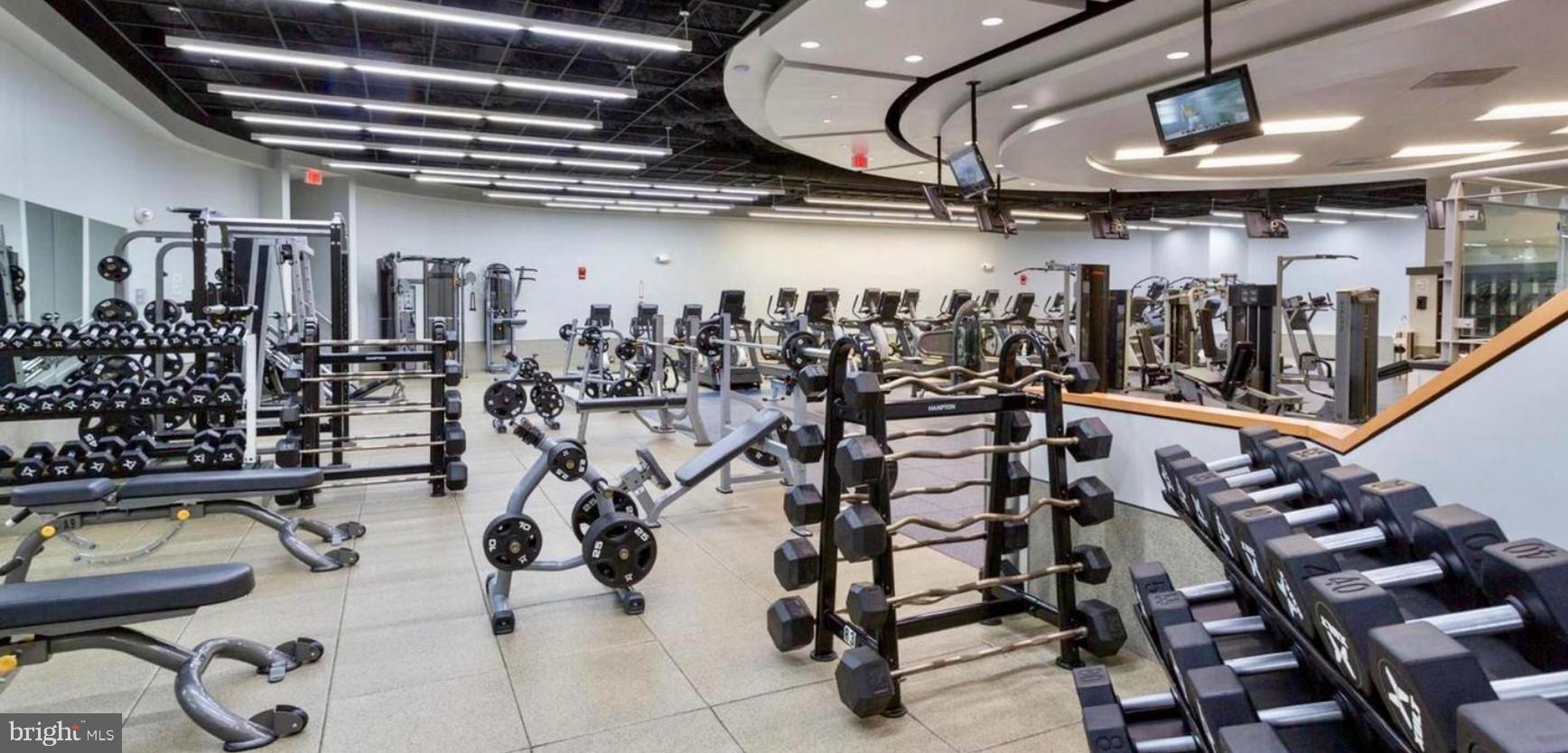 1111 Arlington Boulevard, Unit 615 Arlington, VA 22209 - Photo 23 of 37 a view of gym